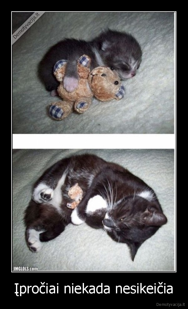 Įpročiai niekada nesikeičia