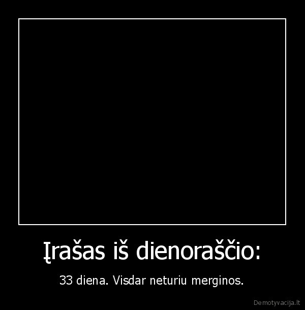 Įrašas iš dienoraščio: