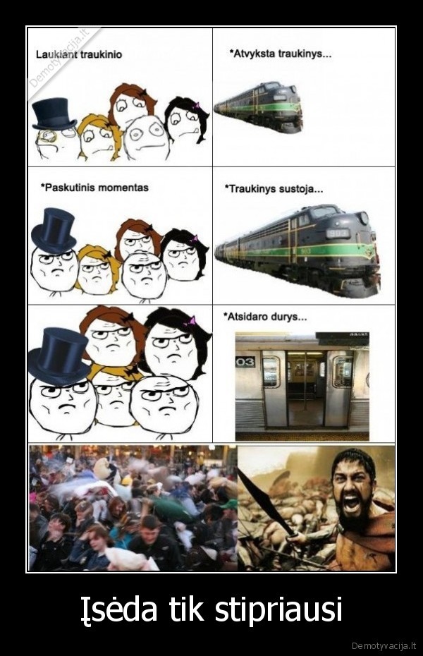 traukinys,memes,zmones,spustys