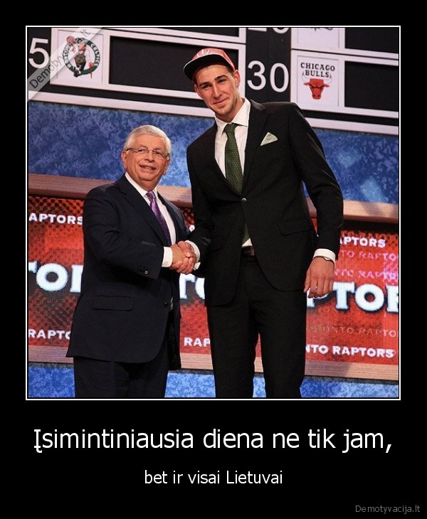 jonas, valanciunas,toronto, raptors,linas, kleiza,david, stern,nba