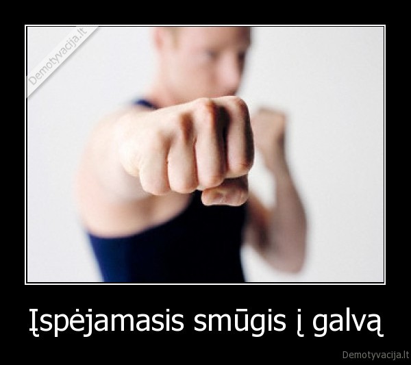 Įspėjamasis smūgis į galvą