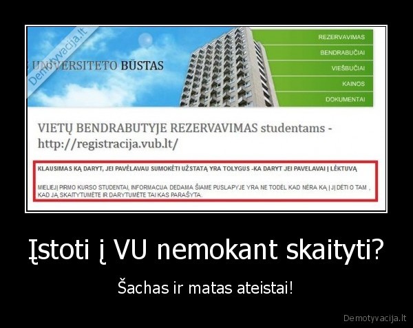 vu,skaityti,studentai