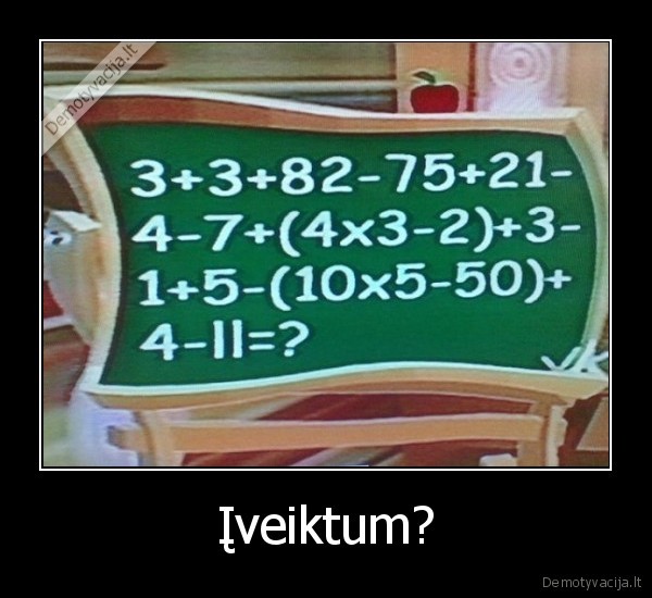 matematika, uzpisa, negyvai
