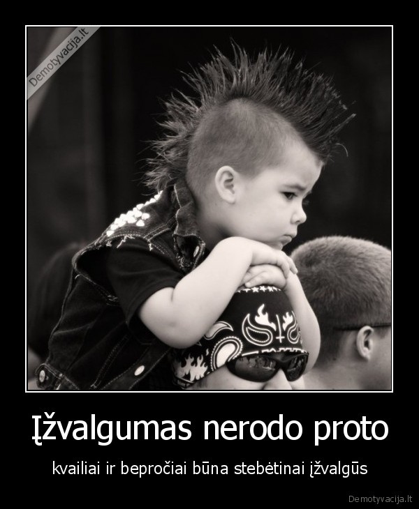 Įžvalgumas nerodo proto