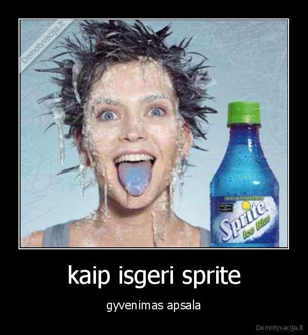 kaip isgeri sprite