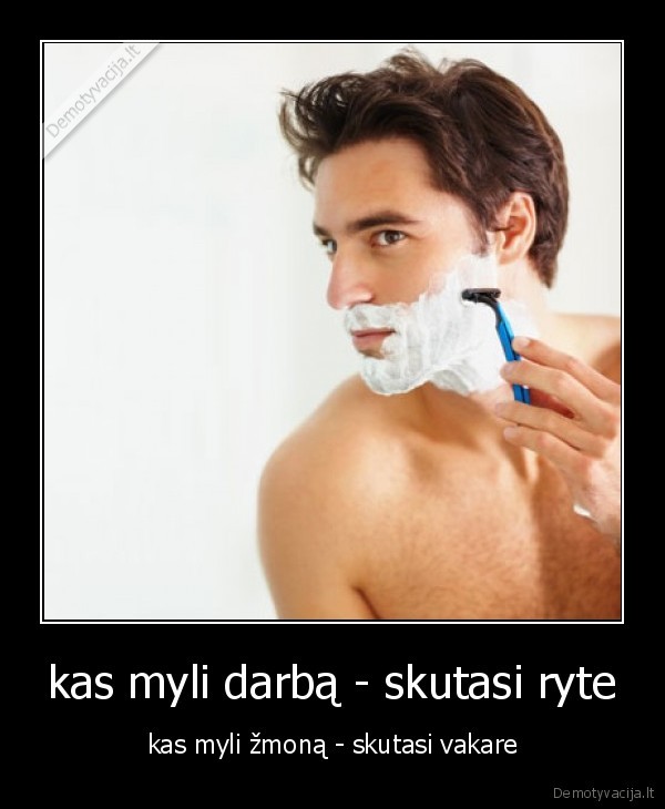 vyras,skutasi