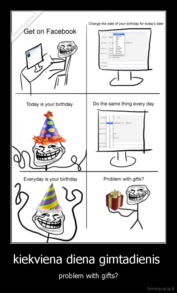 kiekviena diena gimtadienis 