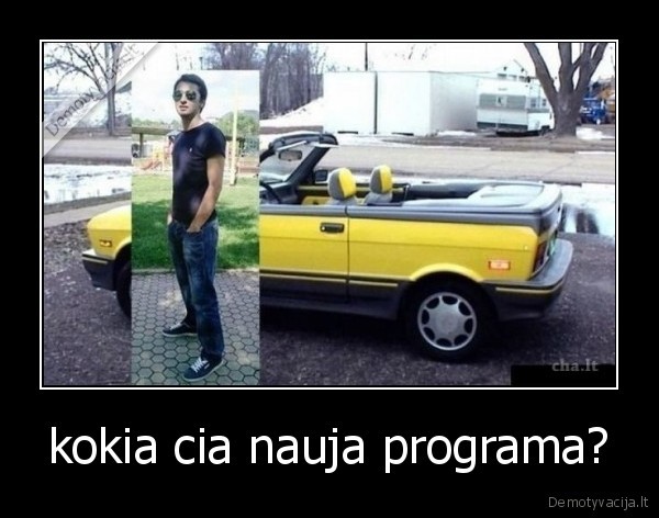 kokia cia nauja programa?