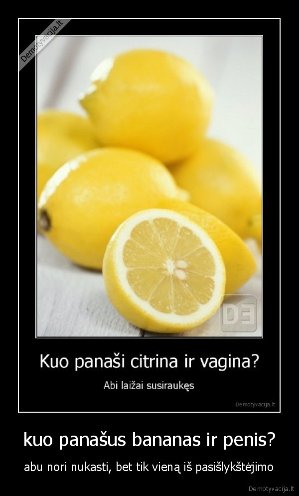 kuo panašus bananas ir penis?