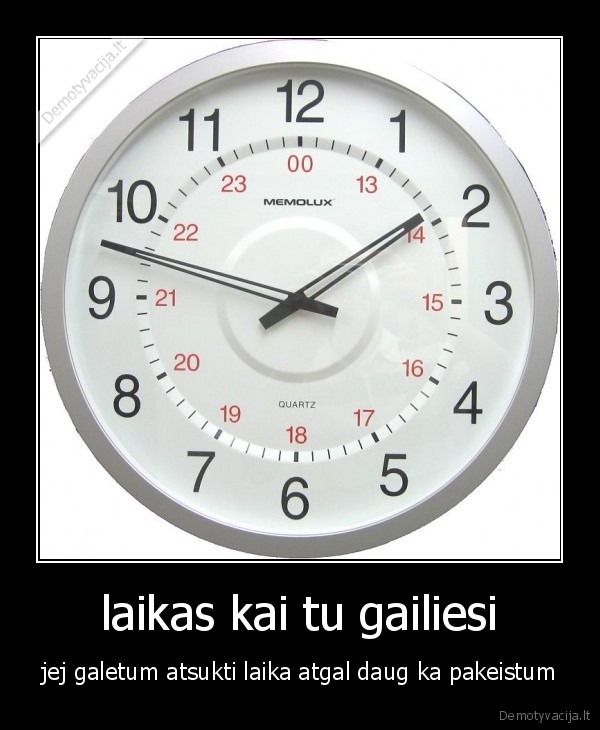 laikas kai tu gailiesi