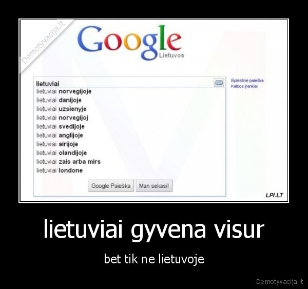 lietuviai,gyvena