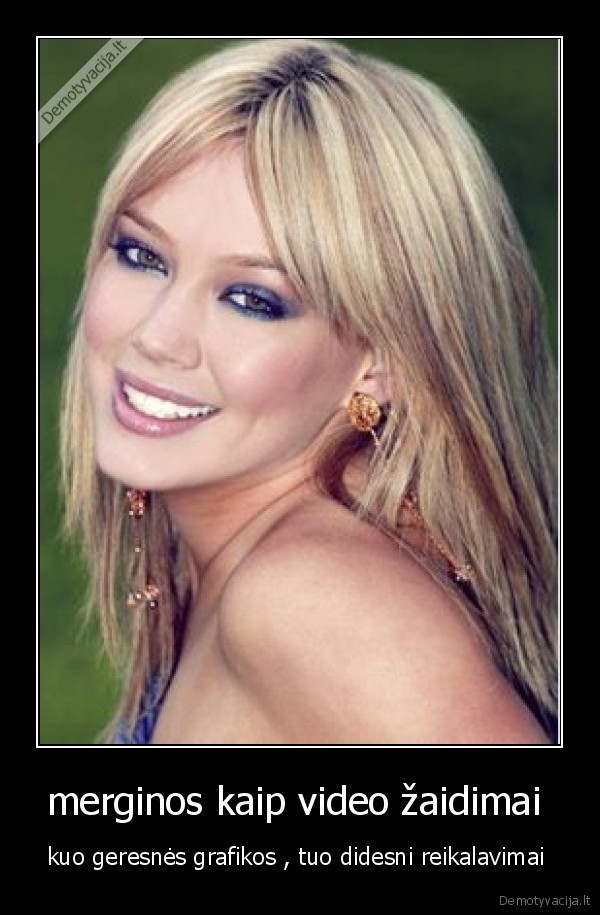 merginos kaip video žaidimai 