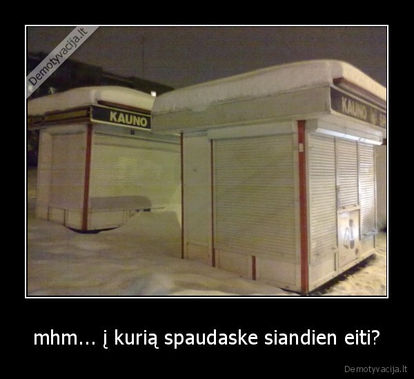 spaudos, kioskas