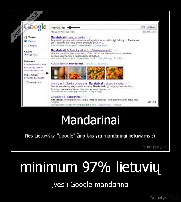 google,mandarinai,lietuviai