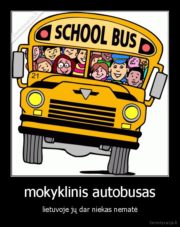 mokyklinis autobusas