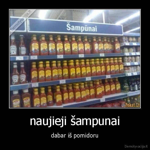naujieji šampunai