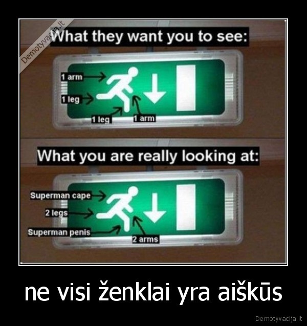 ne visi ženklai yra aiškūs