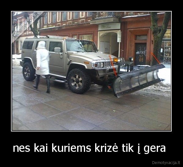 nes kai kuriems krizė tik į gera 