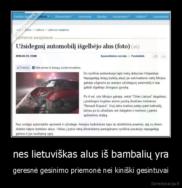 nes lietuviškas alus iš bambalių yra