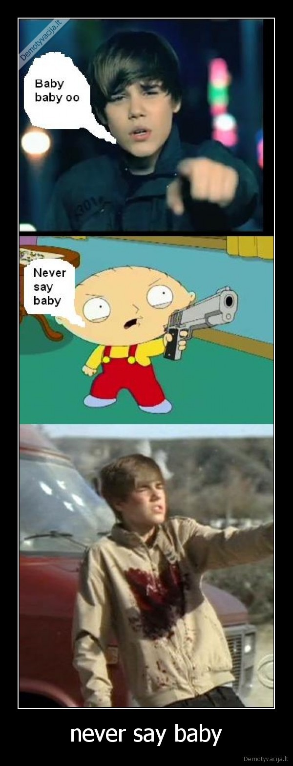 never say baby