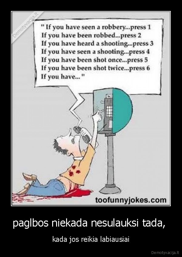 paglbos niekada nesulauksi tada, 