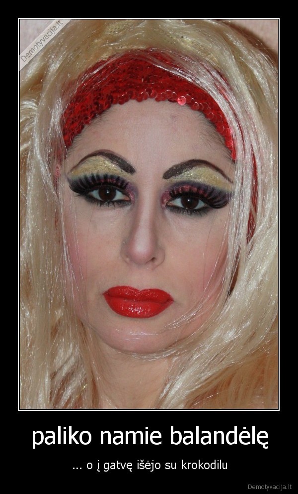 paliko namie balandėlę