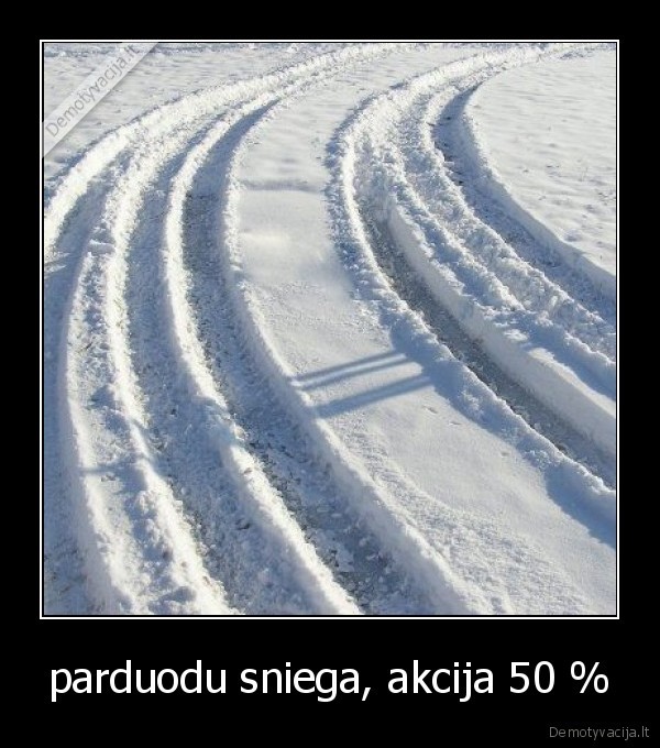 sniegas, akcija