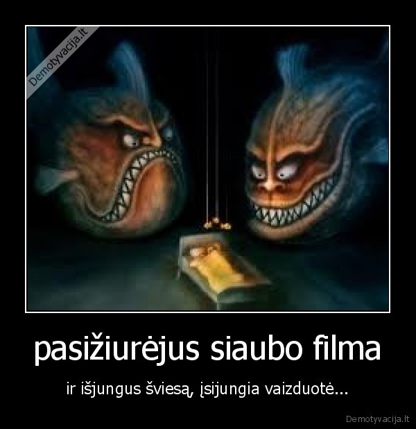 pasižiurėjus siaubo filma