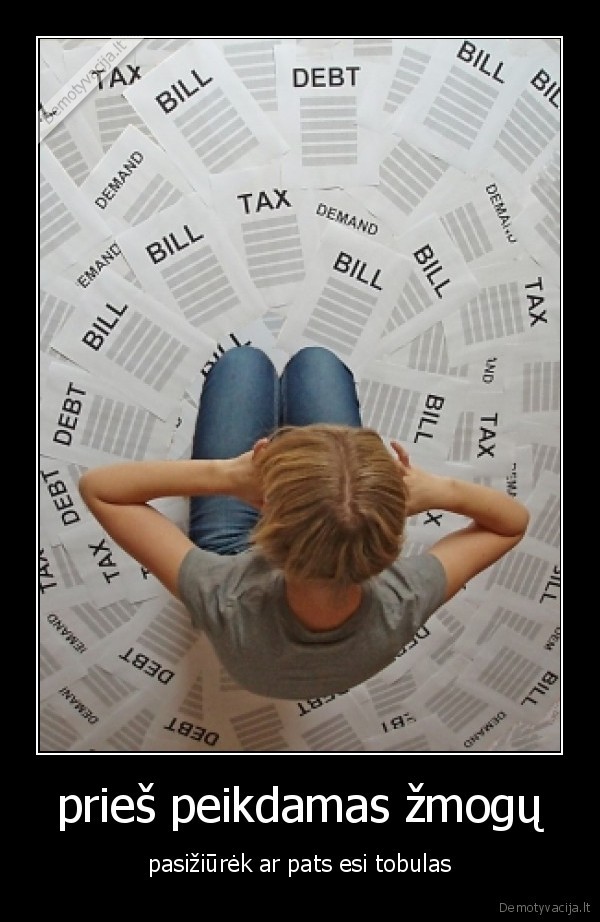 prieš peikdamas žmogų