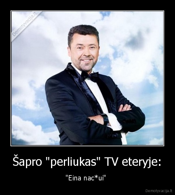 Šapro "perliukas" TV eteryje: