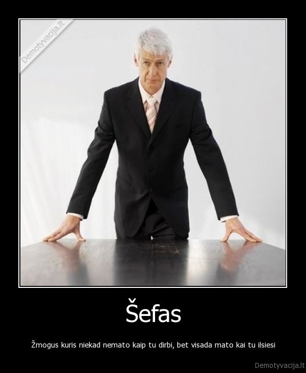 sefas,darbas,darbuotojas