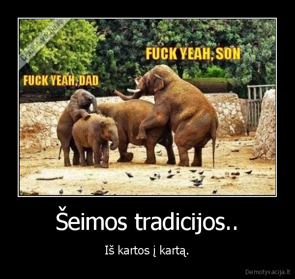 Šeimos tradicijos..
