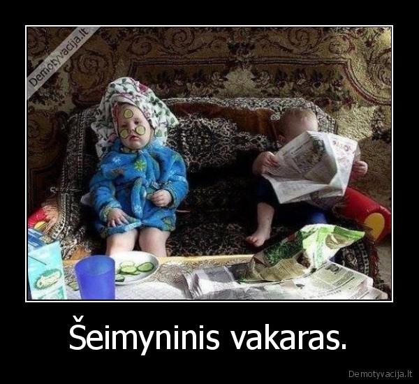 Šeimyninis vakaras.