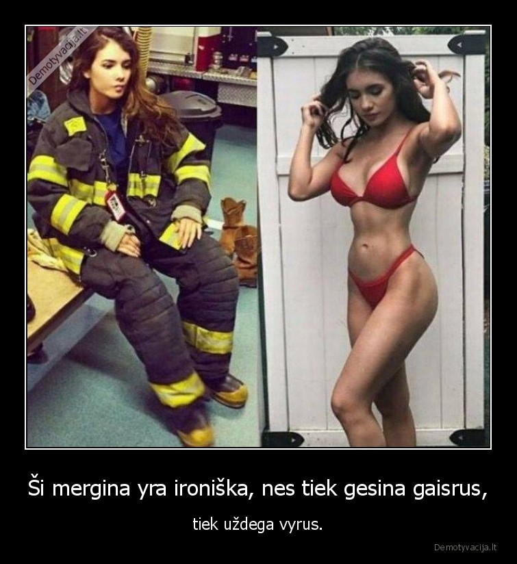 gaisrininke,mergina,papai,gaisras,vyrai