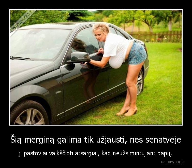 mergina,papai,senatve