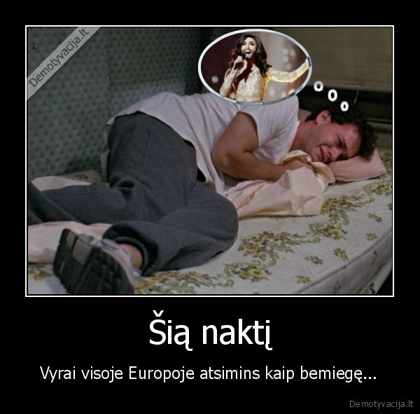 bemiege, naktis,kosmaras,eurovizija,austrija