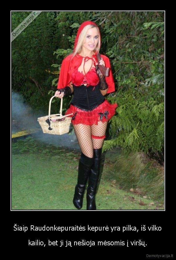 raudonkepuraite,vilkas,mesos,kepure