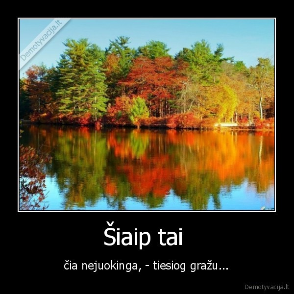 grazu,gamta,ruduo,vanduo,nejuokinga,siaip, tai