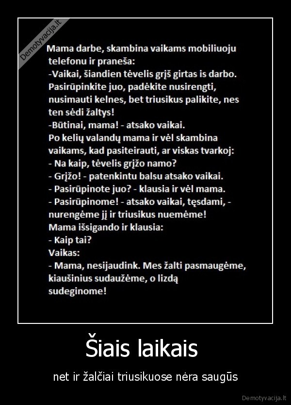vaikai,zaltys,mama,tetis,anekdotas