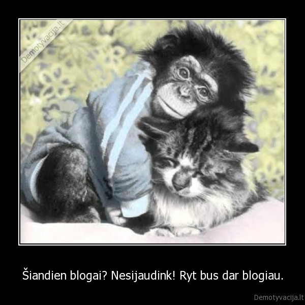 Šiandien blogai? Nesijaudink! Ryt bus dar blogiau.