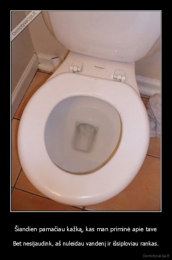 Šiandien pamačiau kažką, kas man priminė apie tave