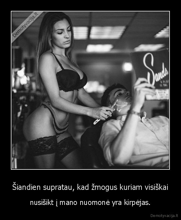 sexy, kirpeja,neidomi, nuomone