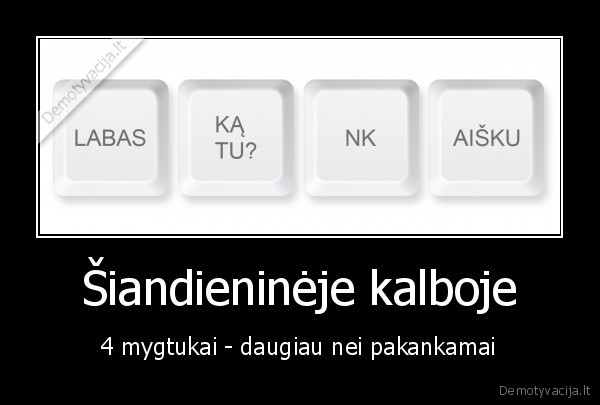 Šiandieninėje kalboje