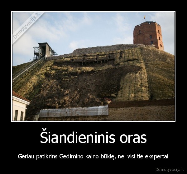 gedimino, kalnas,audra