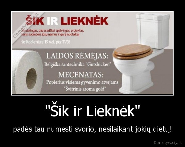 &quot;Šik ir Lieknėk&quot;