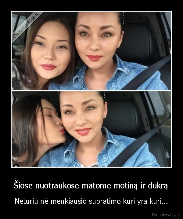 jaunai, atrodo,mama, ir, dukra