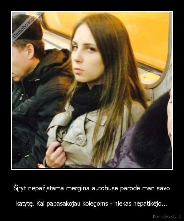 kaciukas,juokingas, mergina