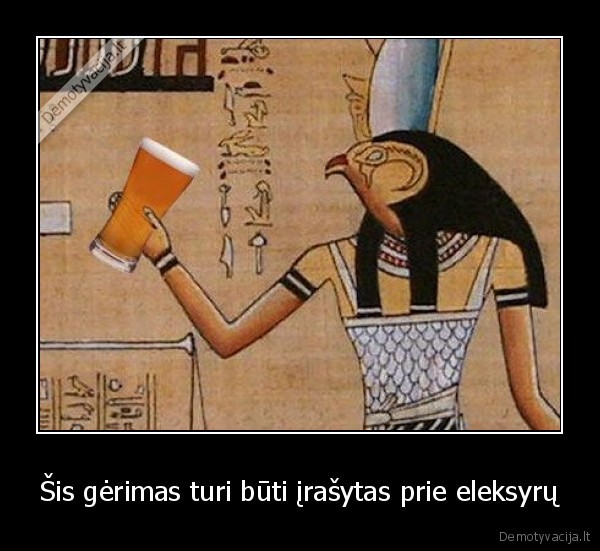 Šis gėrimas turi būti įrašytas prie eleksyrų