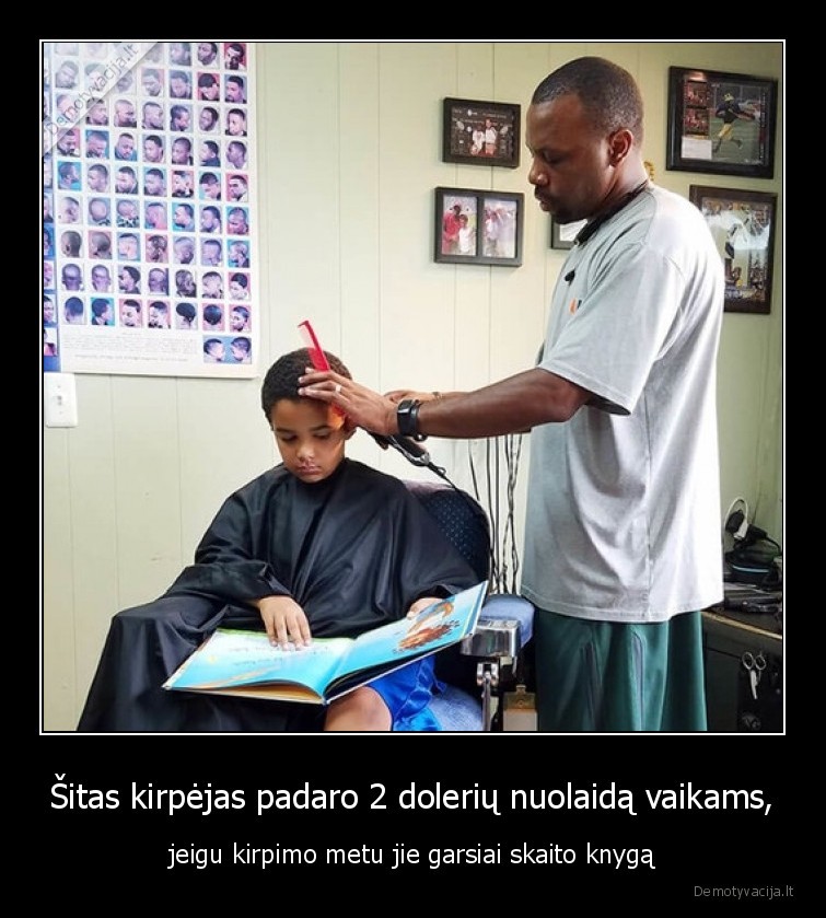 kirpykla,vaikai,edukacija,kirpejas