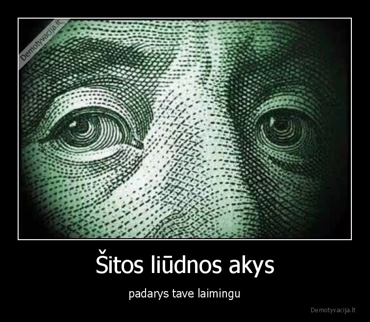 akys,pinigai,doleris